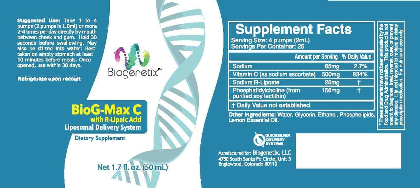BioG-Max C w/R-Lipoic Acid FAQ