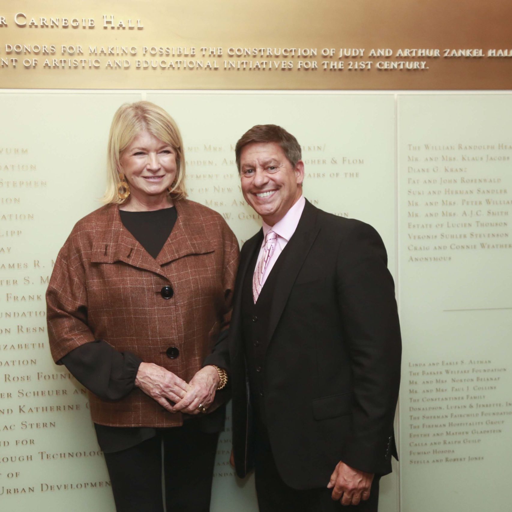 Dr. Stephen Wander With Martha Stewart